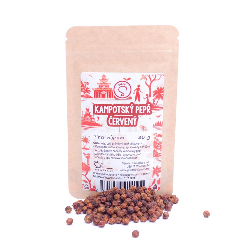 Kampotský pepř červený 30 g