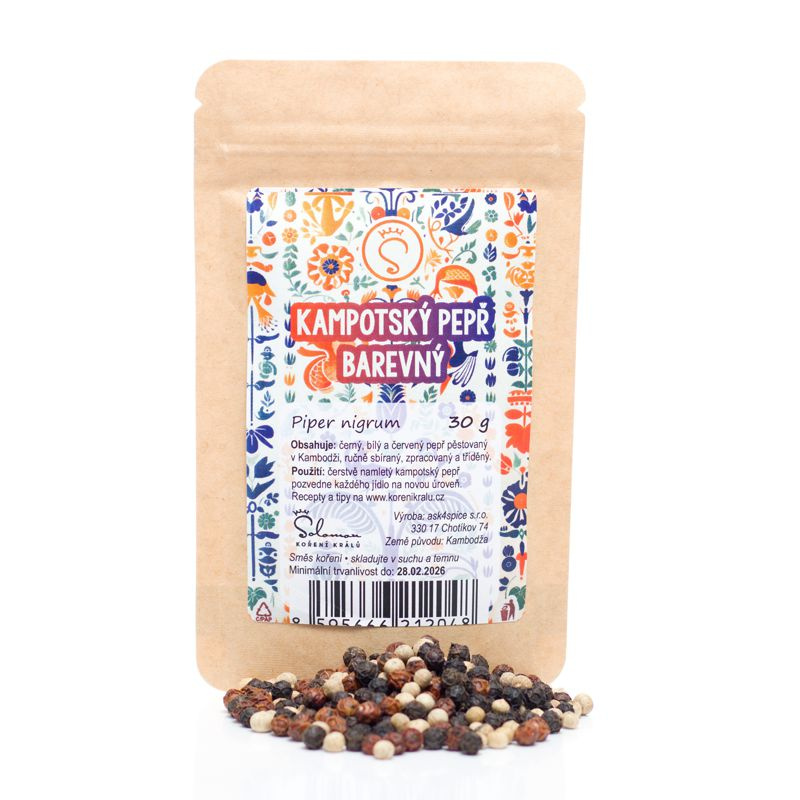 Kampotský pepř barevný 30 g