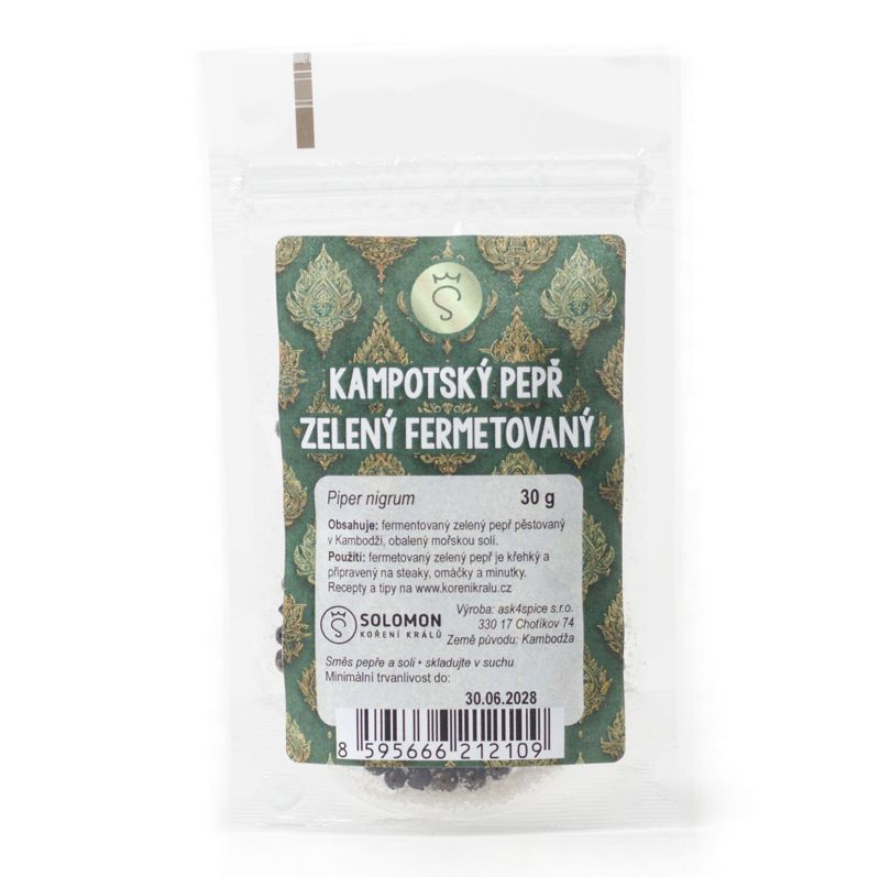 Kampotský pepř fermentovaný 30 g