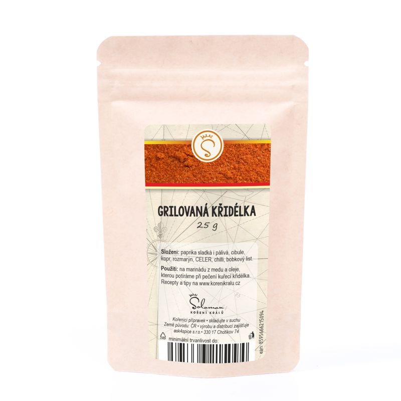 Grilovaná křidélka 25 g