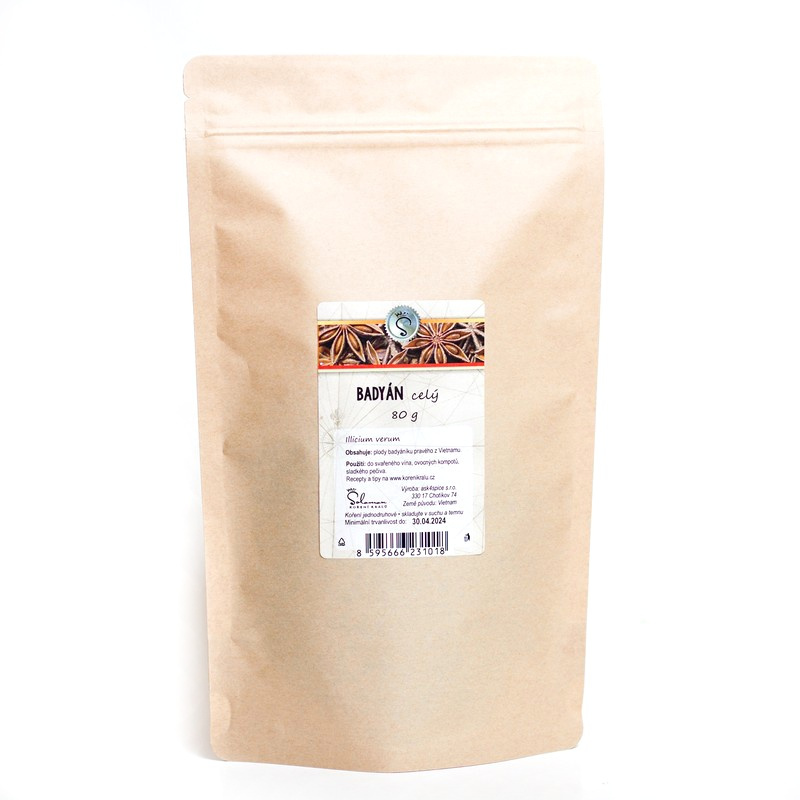 Badyán celý 80 g
