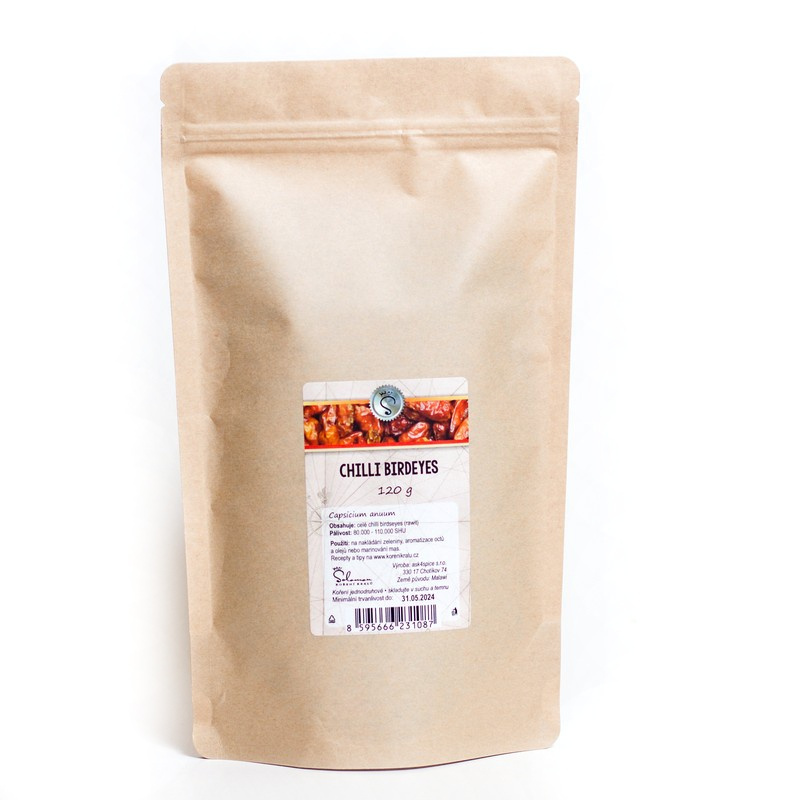 Chilli Birdeyes papričky 120 g