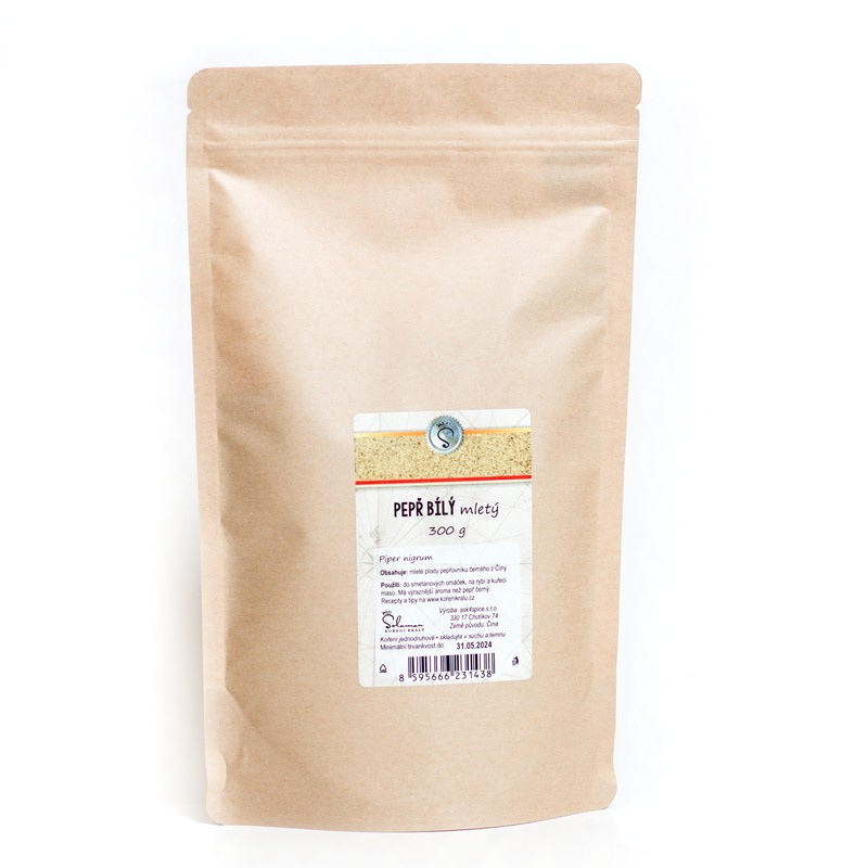 Pepř bílý mletý 300 g