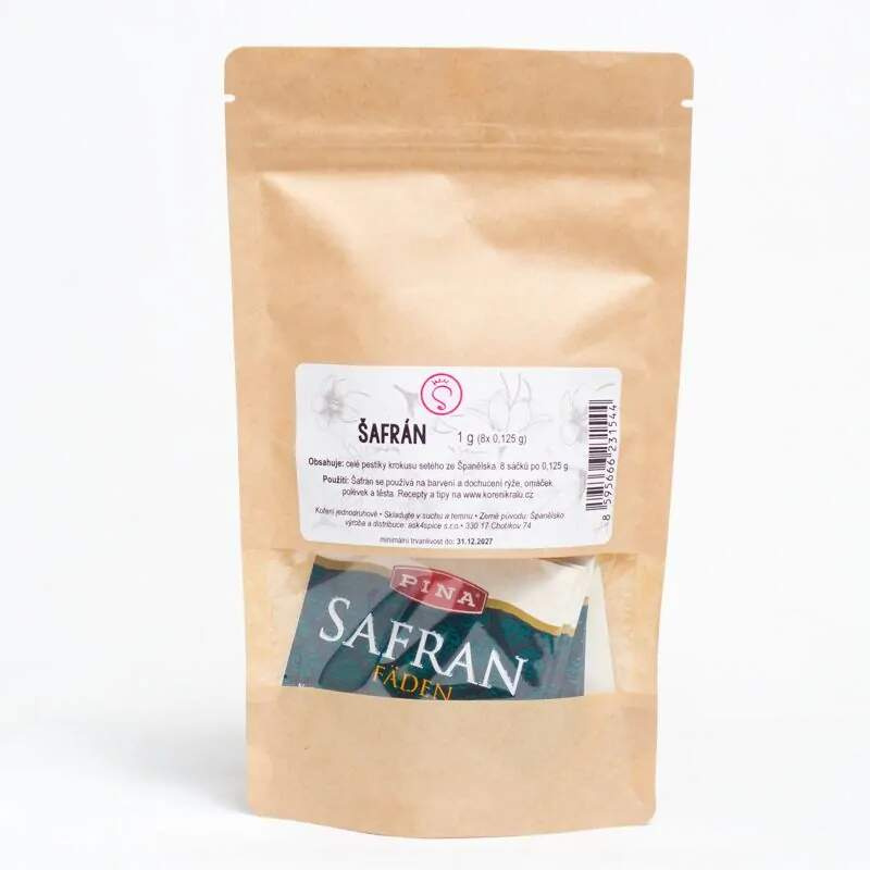 Šafrán celý 1 g