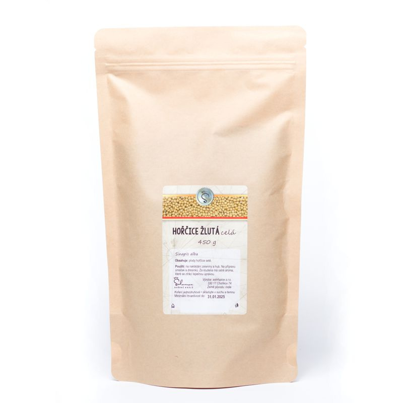 Hořčice žlutá celá 450 g