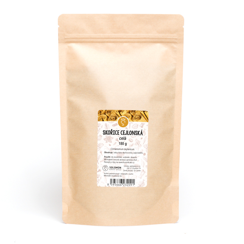 Skořice cejlonská celá 180 g