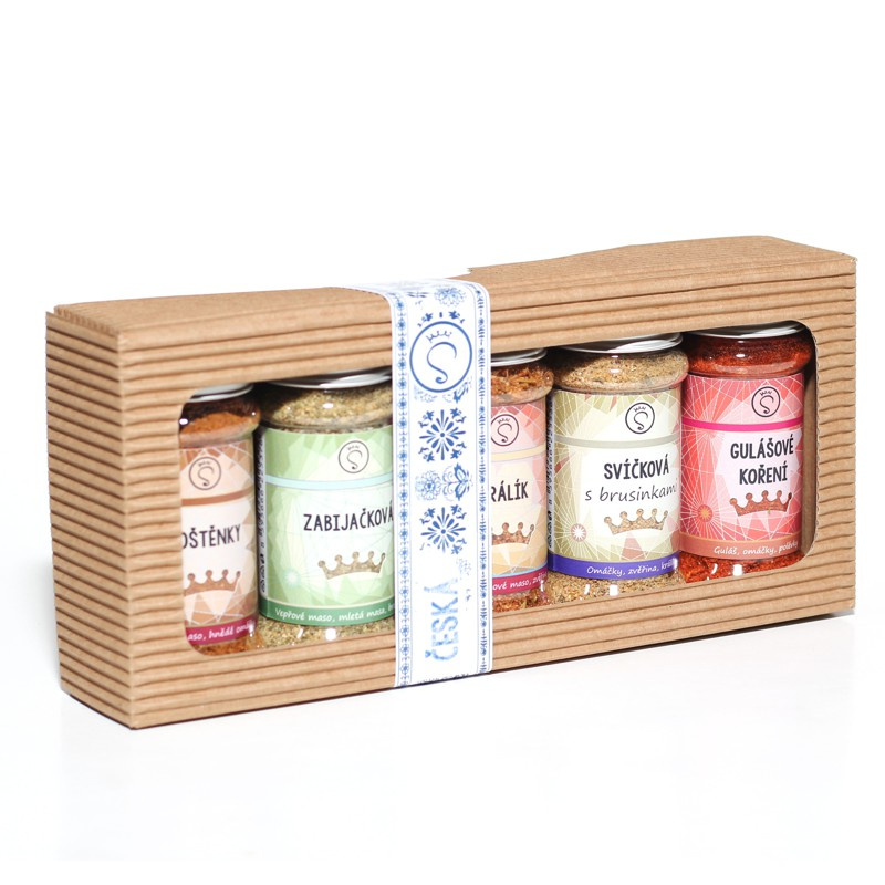 Dárková sada koření ČESKÁ