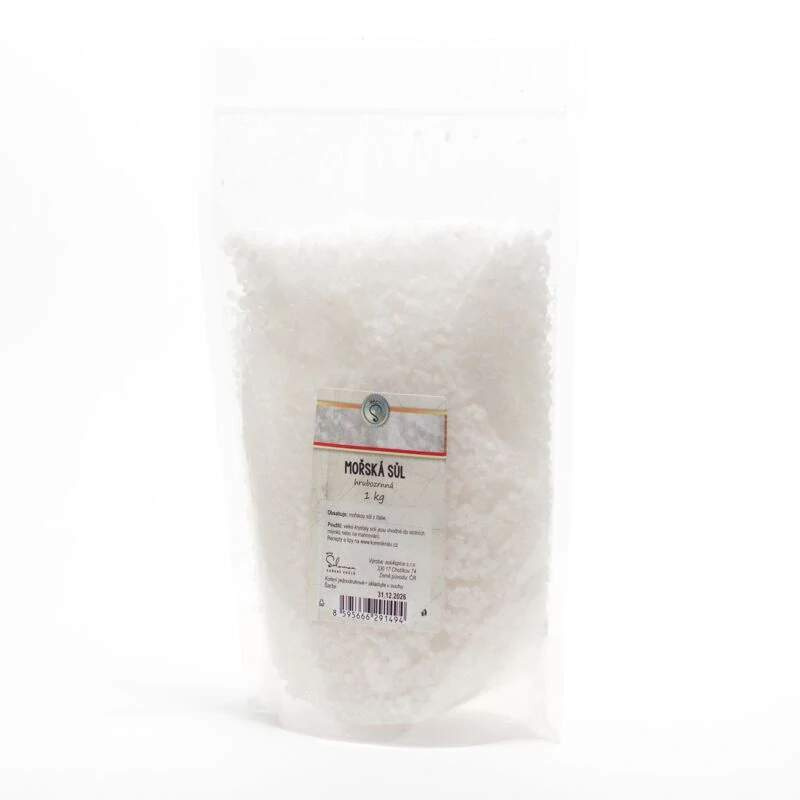 Mořská sůl hrubozrnná 1 kg