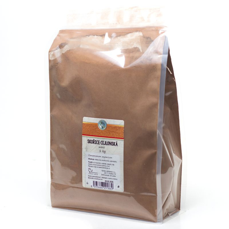 Skořice cejlonská mletá 1 kg