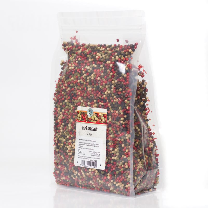 Pepř barevný celý 1 kg