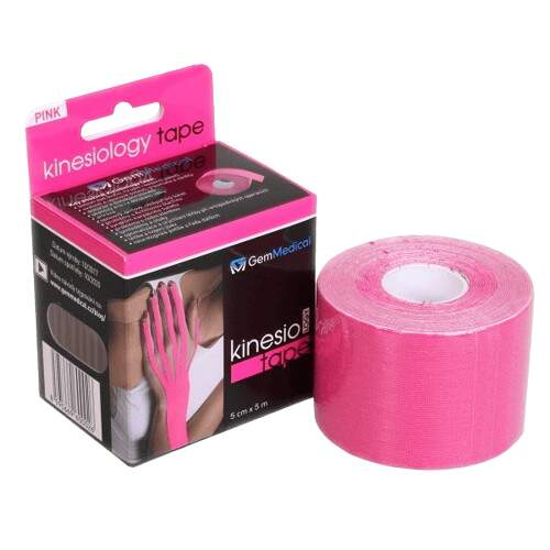GM kinesiology tape 5cmx5m růžový