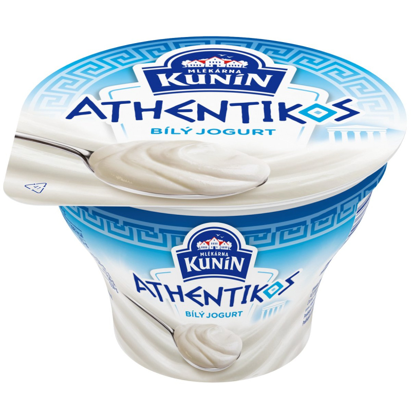 Mlékárna Kunín Athentikos jogurt bílý