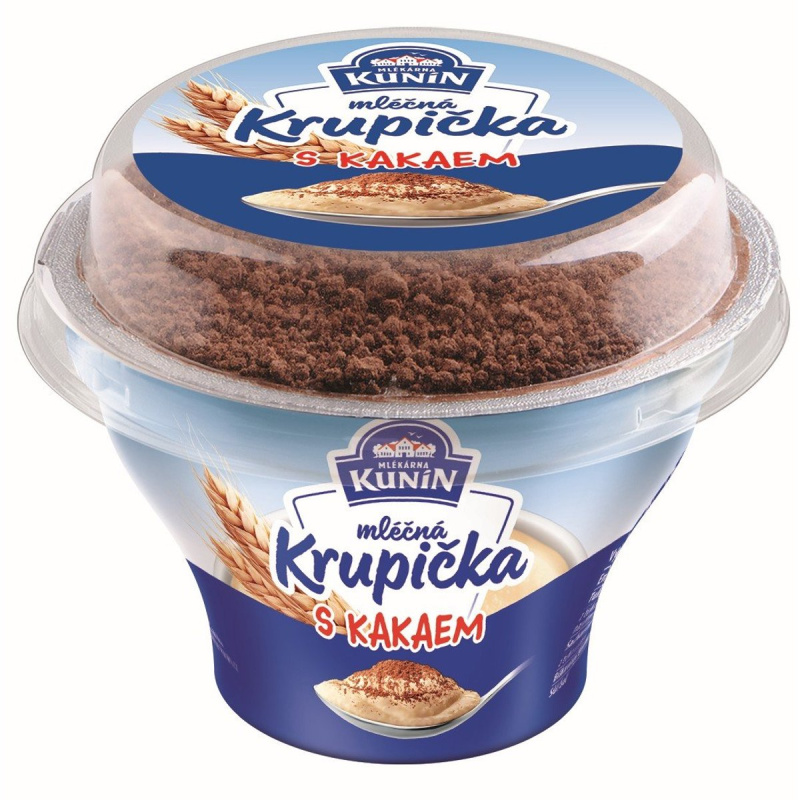 Mlékárna Kunín Mléčná krupička s kakaem