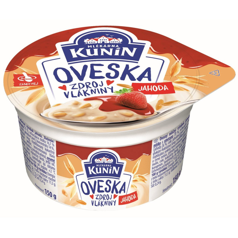 Mlékárna Kunín Oveska jahoda
