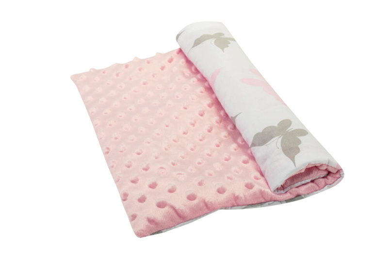 Bomimi Deka minky 100x75 cm motýlci růžová