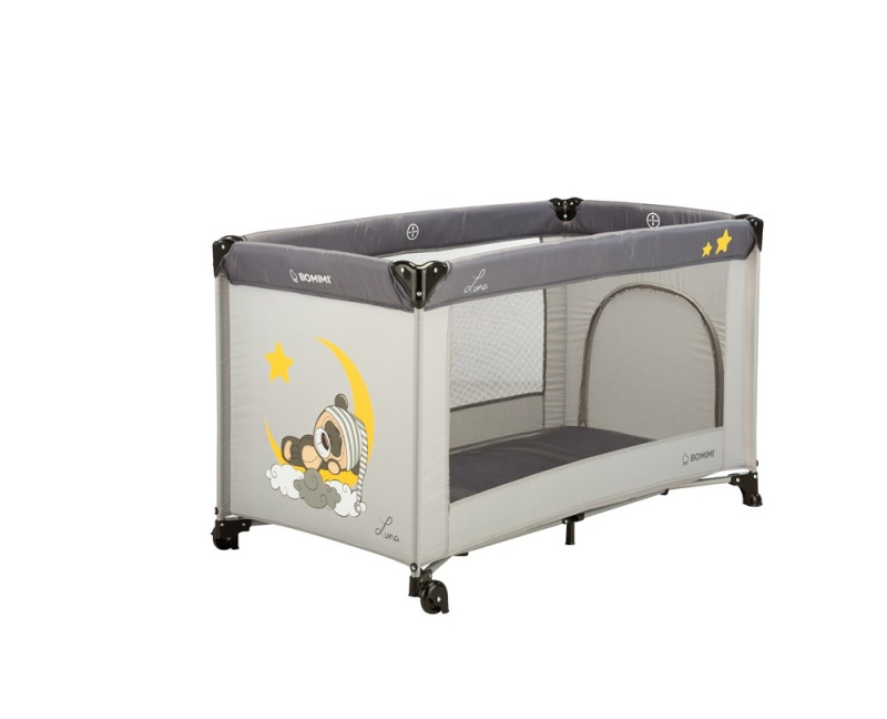 Bomimi LUNA postýlka graphite / sweet dreams