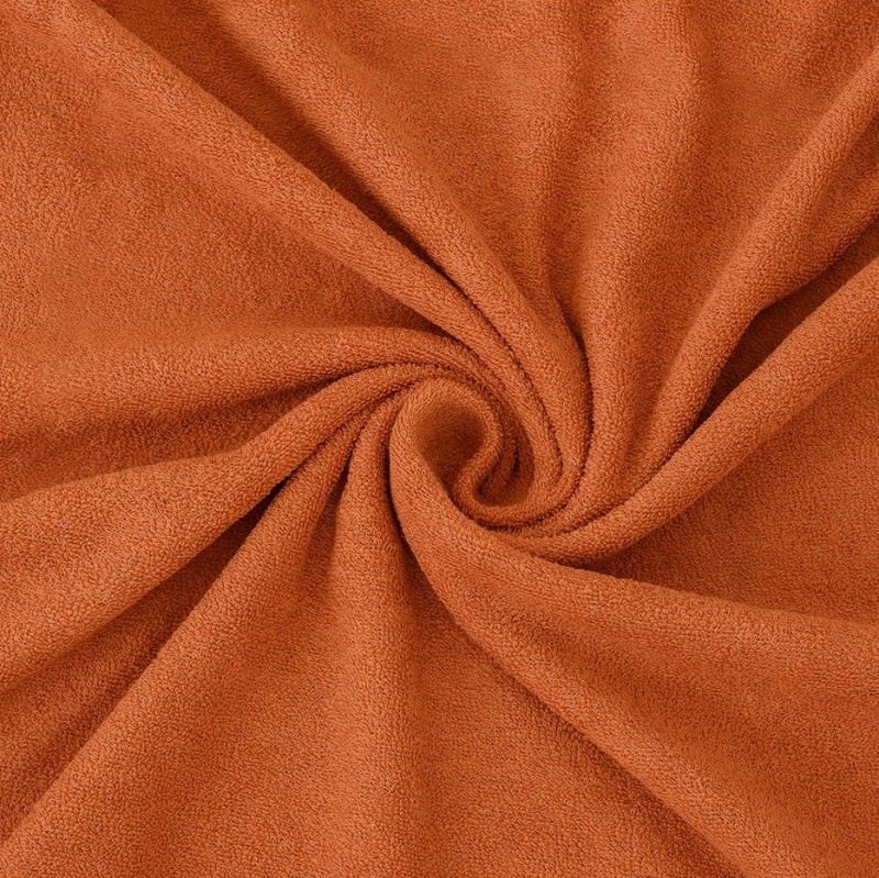 Kvalitex Froté prostěradlo jednolůžko 90x200cm hnědé