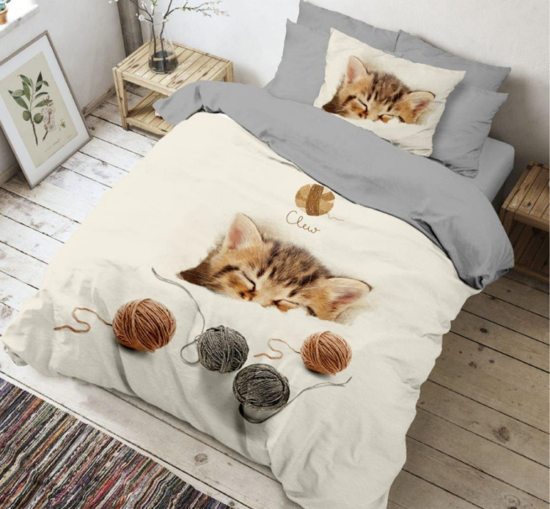 Kvalitex 3D povlečení 140x200, 70x90cm Kitten
