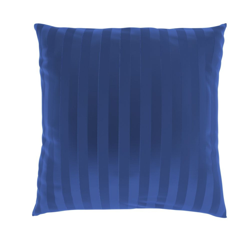 Kvalitex Povlak na polštář saténový s proužkem MODRÝ Varianta: 30x40cm