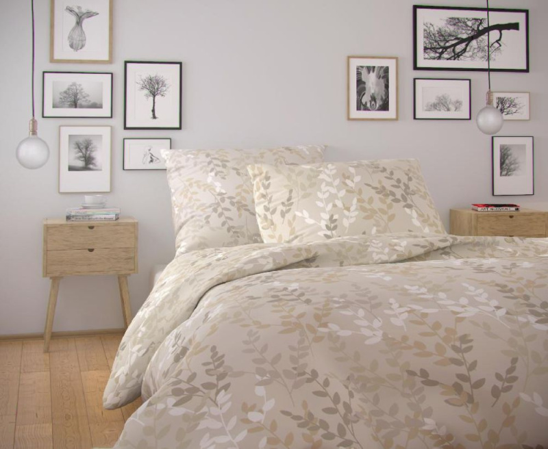 Kvalitex Bavlněné povlečení NORDIC COLLECTION 140x200, 70x90cm ASTRID