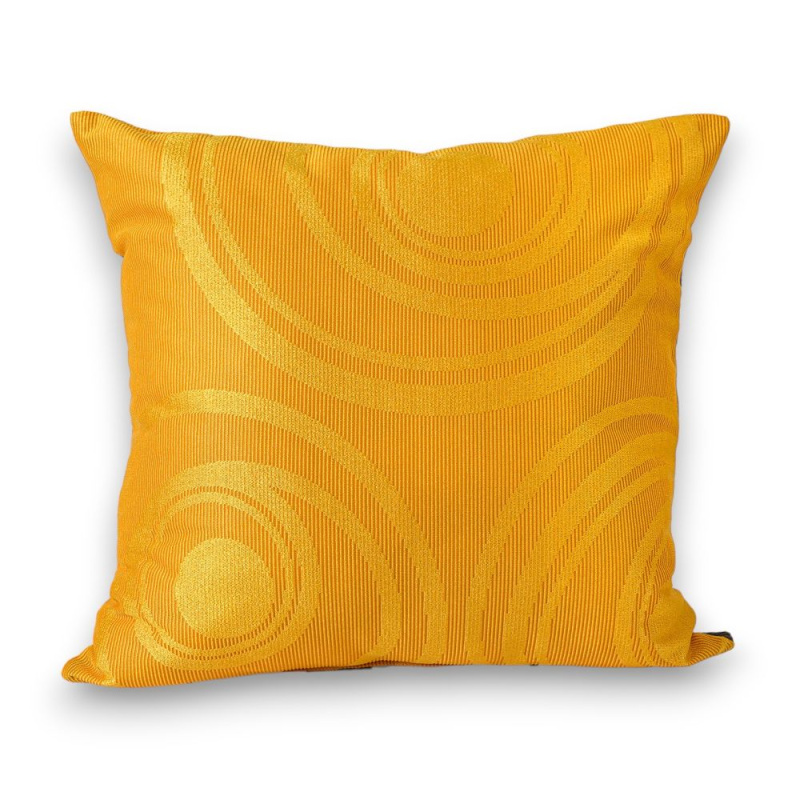 Kvalitex Žlutý polštář Circles 50x50cm