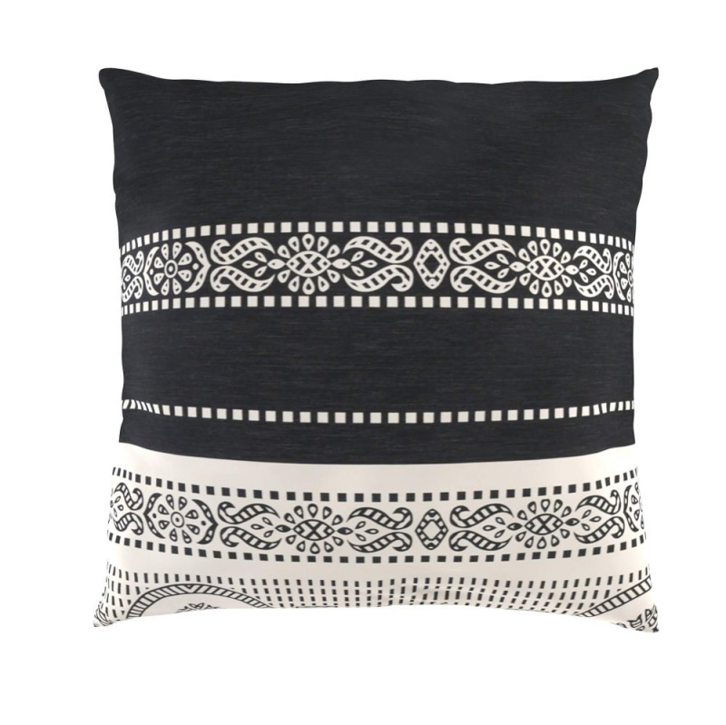 Kvalitex Povlak na polštář saténový AHISKA černá Varianta: 70x90cm