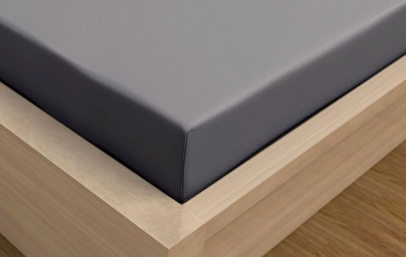 Kvalitex Jersey prostěradlo s lycrou jednolůžko 90x200cm tmavě šedé