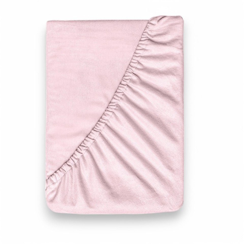 Kvalitex Flanelové napínací prostěradlo 180x200cm světle růžové