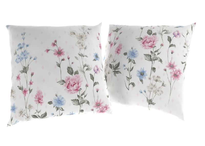 Kvalitex Sada 2 dekoračních polštářů LOUKA růžová Varianta: 50x50cm