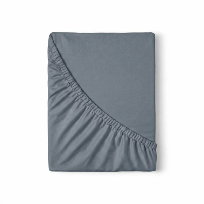 Kvalitex Saténové prostěradlo s gumou 90x200cm tmavě šedé