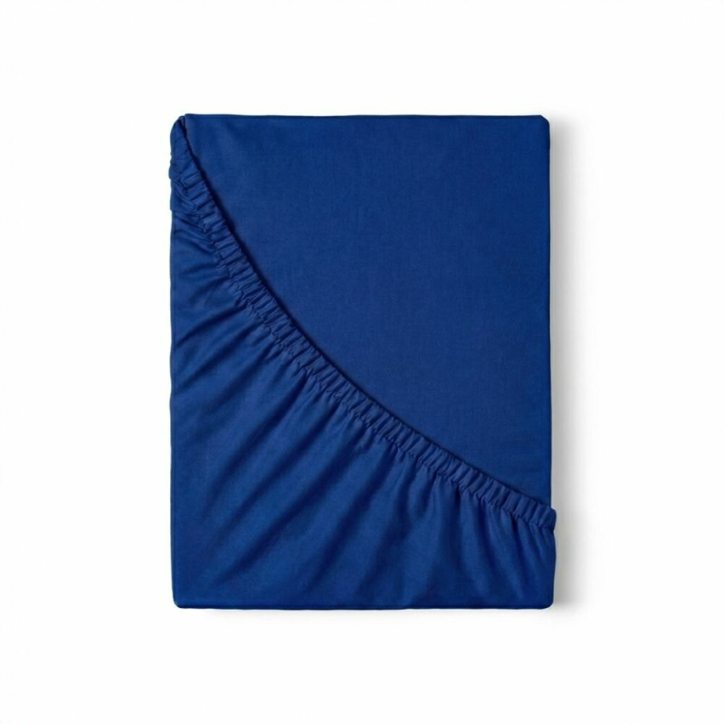 Kvalitex Saténové prostěradlo s gumou 90x200cm tmavě modré