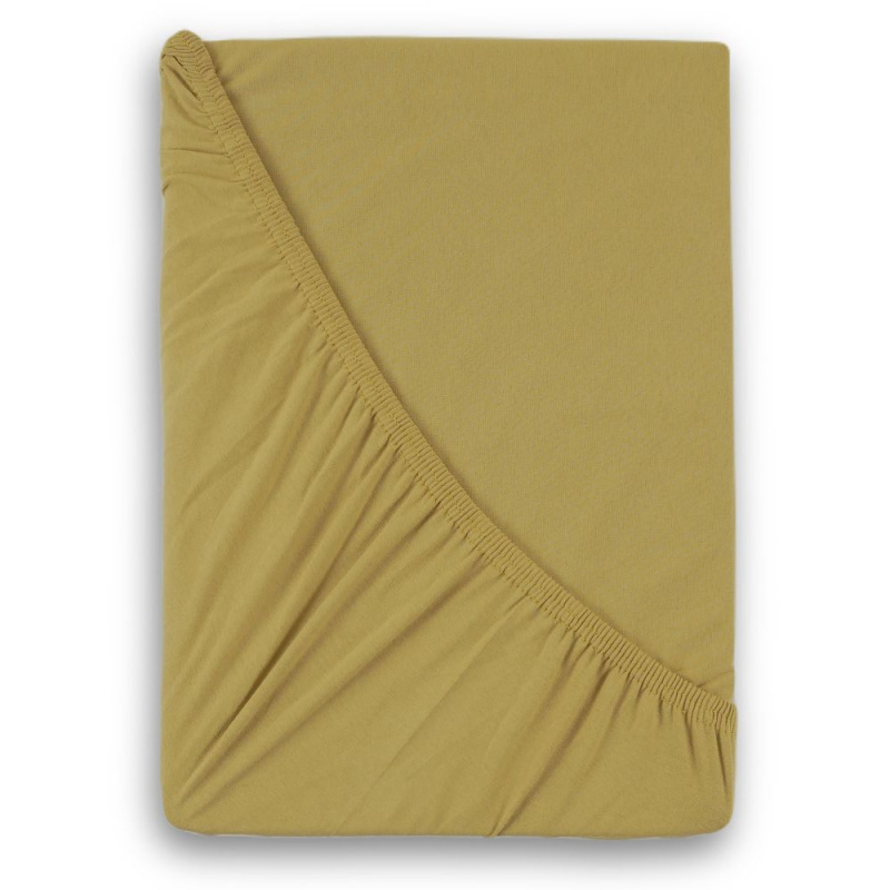 Kvalitex Jersey prostěradlo s lycrou jednolůžko 90x200cm béžové