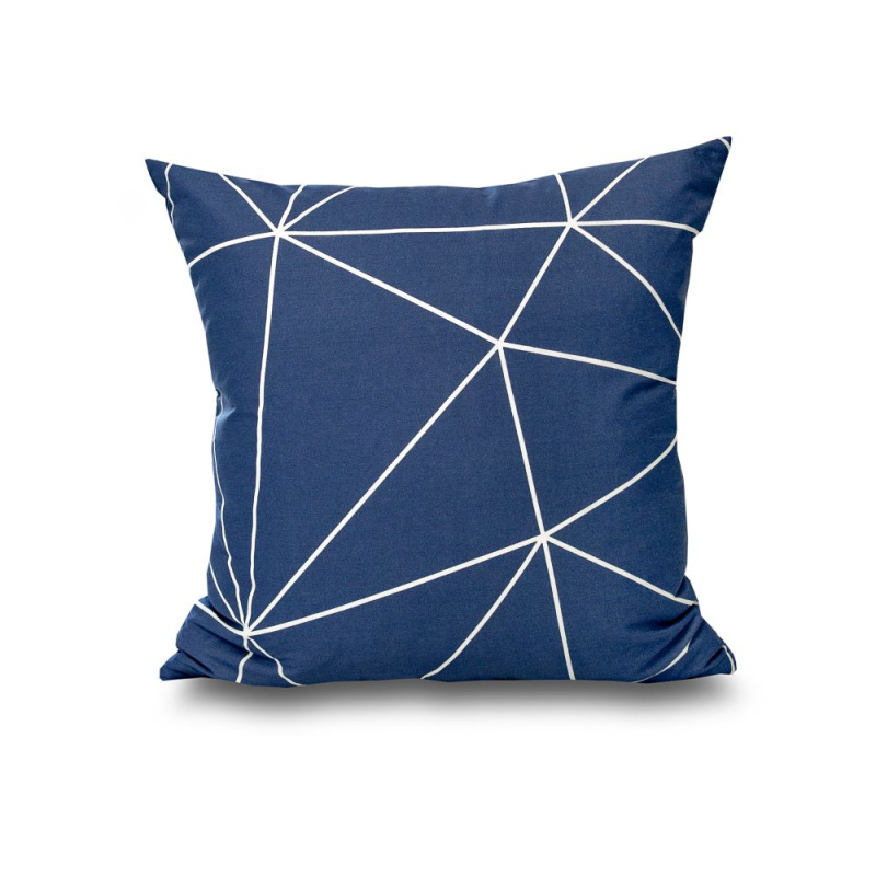 Kvalitex Povlak na polštář bavlna NORDIC COLLECTION GRID modré Varianta: 50x70cm