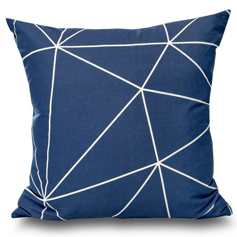 Kvalitex Povlak na polštář bavlna NORDIC COLLECTION GRID modré Varianta: 40x40cm