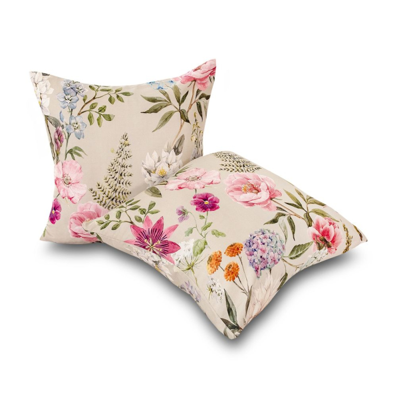 Kvalitex Sada 2 povlaků na polštář bavlněný satén Botanica elegance Varianta: 40x40cm