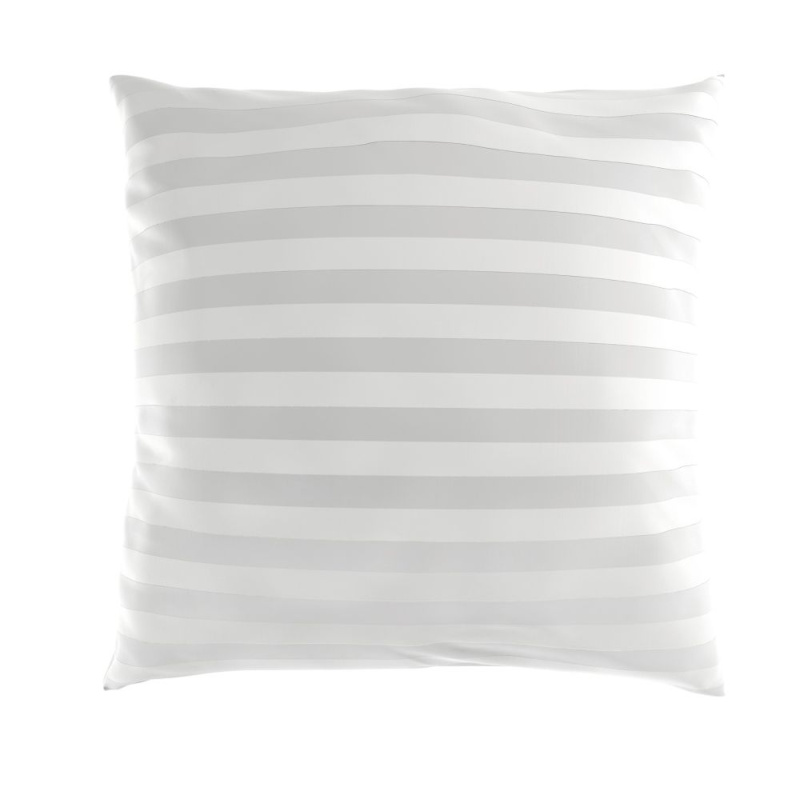 Kvalitex Povlak na polštář Atlas grádl 2mm proužek bílý s hotelovou kapsou Varianta: 40x40cm