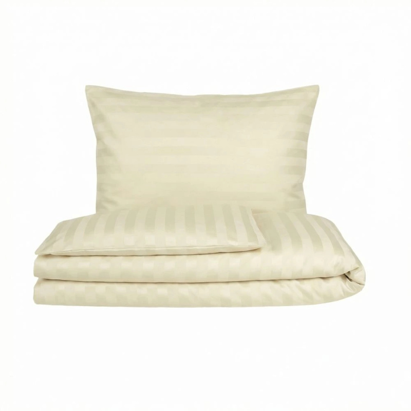Kvalitex Hotelové povlečení atlas grádl 20mm se zipem smetanové Varianta: 1+1, 140x220, 70x90cm