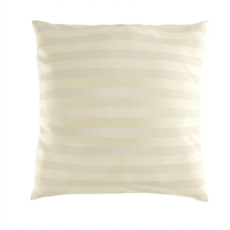 Kvalitex Povlak na polštář Atlas grádl 20mm proužek smetanový se zipem Varianta: 45x60cm