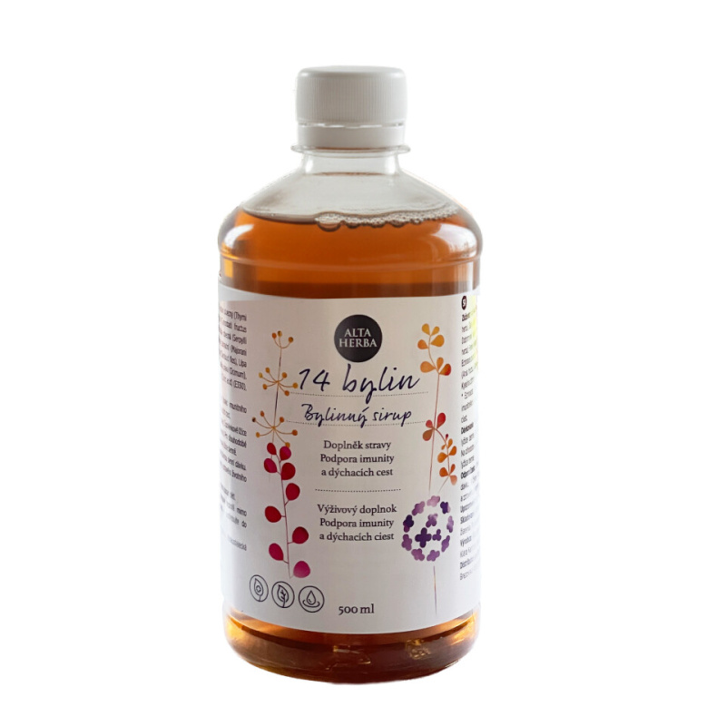 Sirup ze 14 bylin obrana organismu 500ml