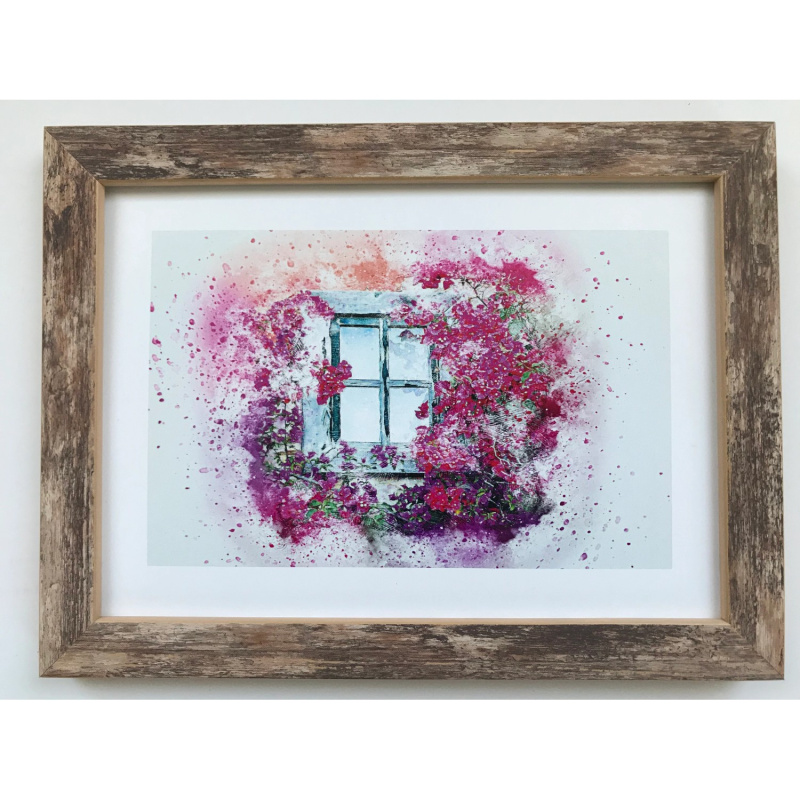 Bondecor Fotorám dřevěný dub 21 x 30 cm