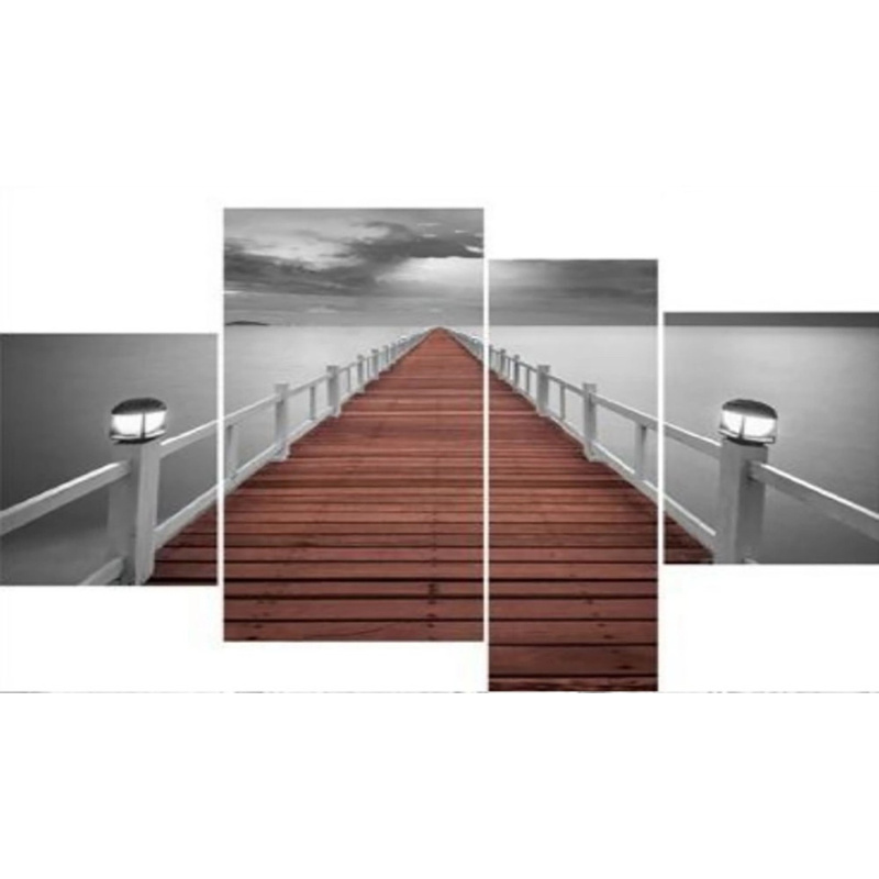 Bondecor 4dílná sada obrazů Modern 70 x 100 cm