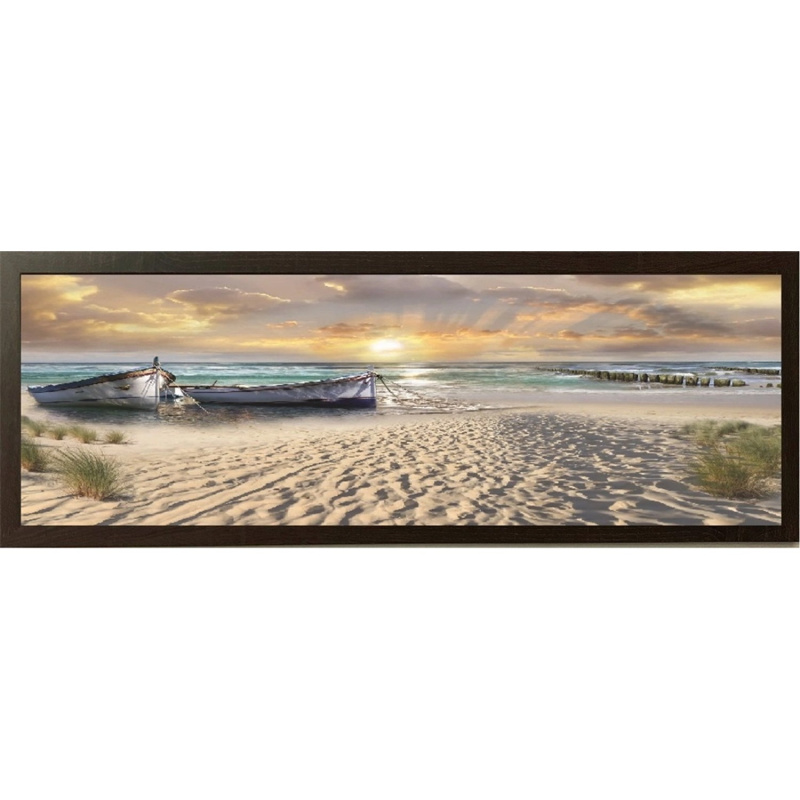 Bondecor Obraz, MDF rám, Voda 30 x 90 cm