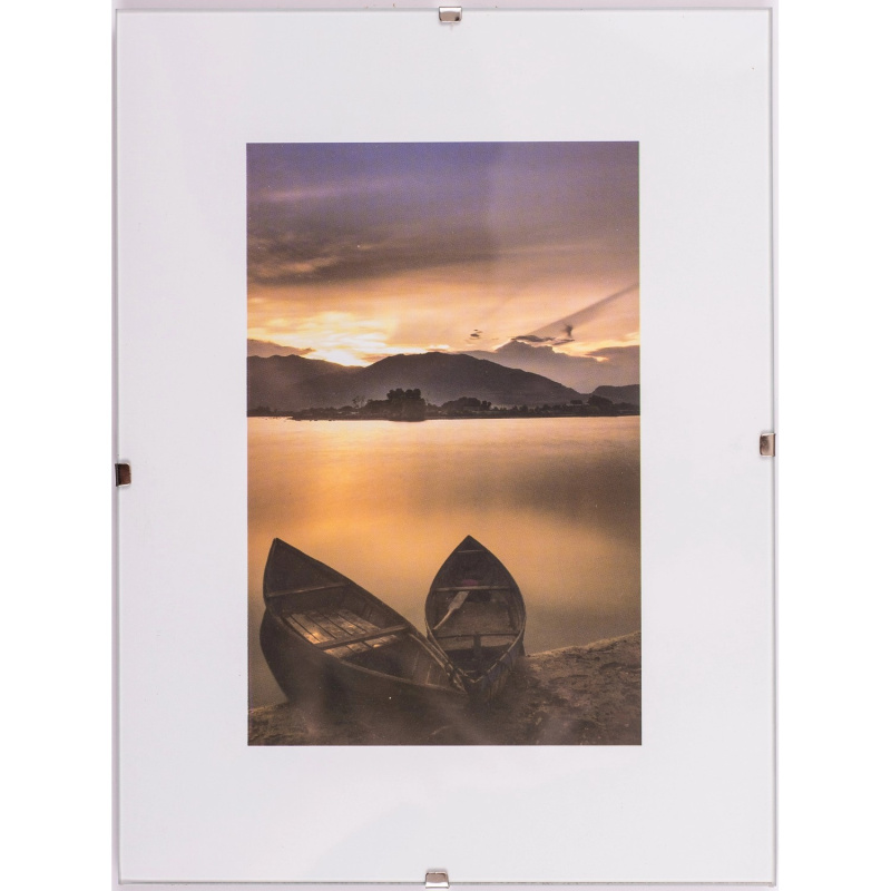 Bondecor Fotorámeček kliprám/sklo 15 x 21 cm