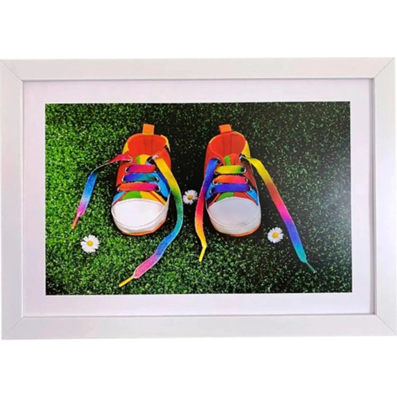 Bondecor Obraz, MDF rám, ZAOBR Tenisky 37 x 53 cm