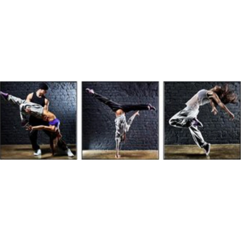 Bondecor Sada obrazů Dance 30 x 90 cm