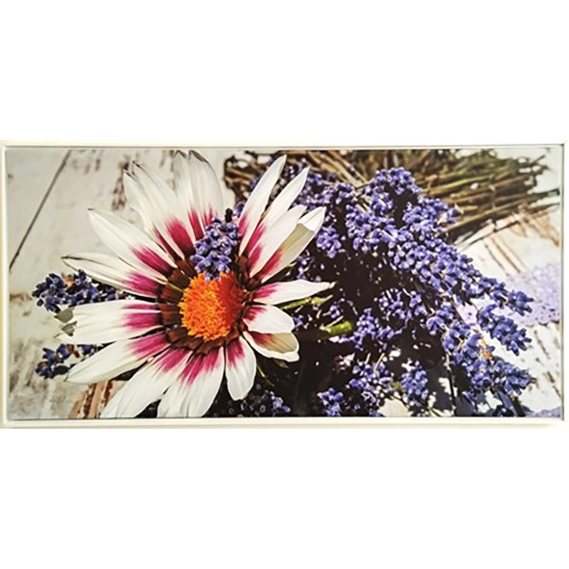 Bondecor Obraz, MDF rám, SHADOW Levandule 51 x 102 cm