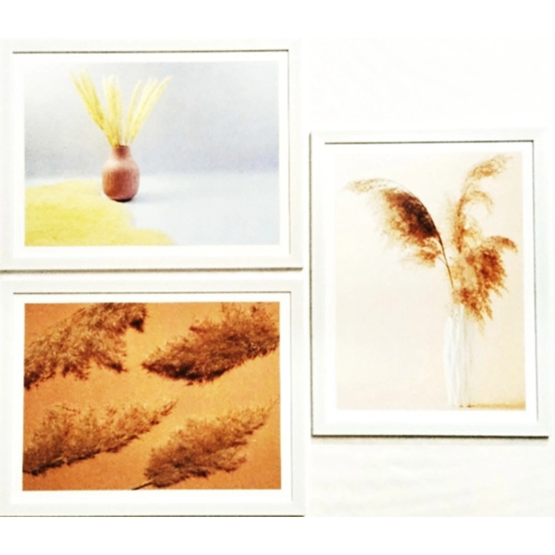 Bondecor Sada obrazů Pink 42 x 98 cm