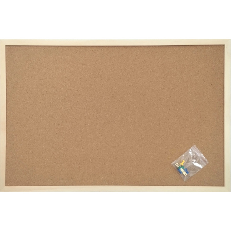 Bondecor Nástěnná tabule korková 90 x 60 cm