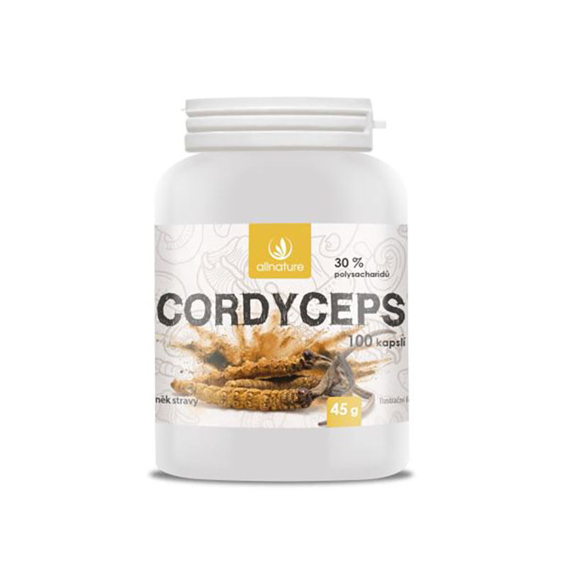 ALLNATURE Cordyceps 100 kapslí