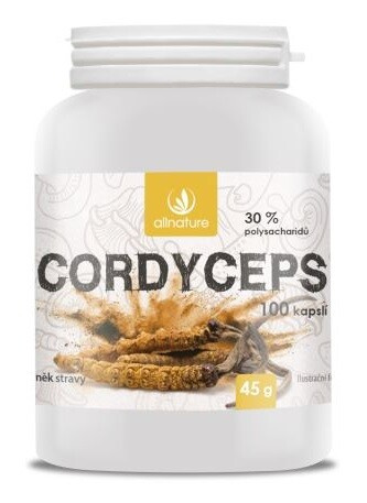 ALLNATURE Cordyceps 100 kapslí